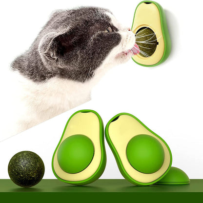 Cute Avocado Catnip Toys Cat