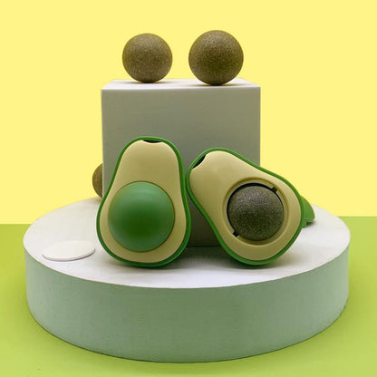 Cute Avocado Catnip Toys Cat